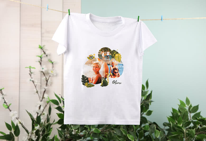 Bild von   kinder t shirt weiss  bis  jjpg | fotogeschenkideende 🎀 Geschenke mit eigenem Foto Motiv o Text
