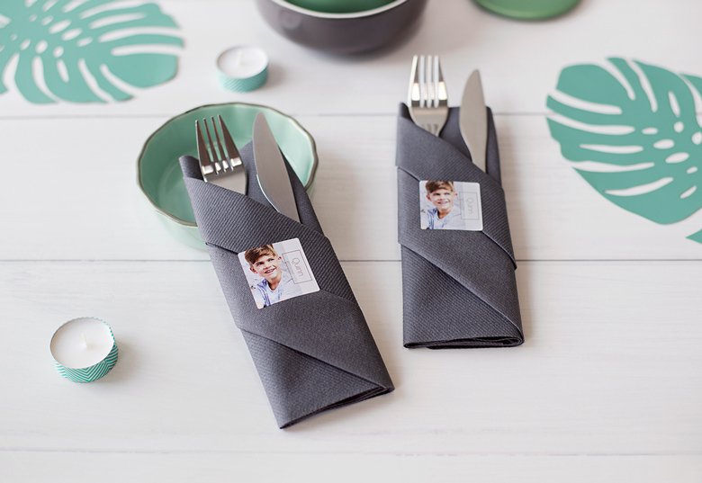 Bild von   servietten sticker quadrat jpg | fotogeschenkideende 🎀 Geschenke mit eigenem Foto Motiv o Text