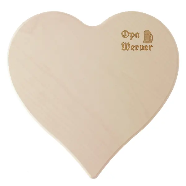 Bild von   schneidebrett aus holz in herzjpg | fotogeschenkideende 🎀 Geschenke mit eigenem Foto Motiv o Text
