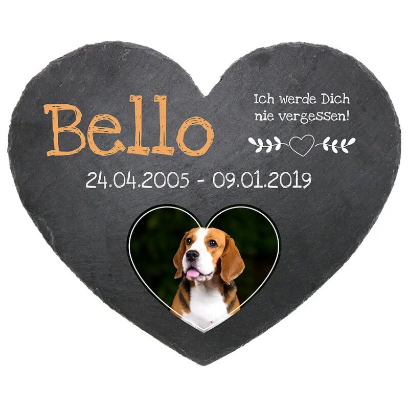 Bild von   herz aus schiefer mit foto vonjpg | fotogeschenkideende 🎀 Geschenke mit eigenem Foto Motiv o Text