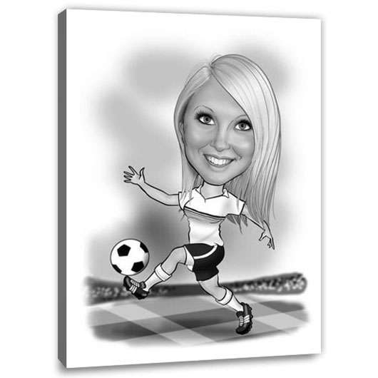 Bild von   erstellung karikatur fussballejpg | fotogeschenkideende 🎀 Geschenke mit eigenem Foto Motiv o Text