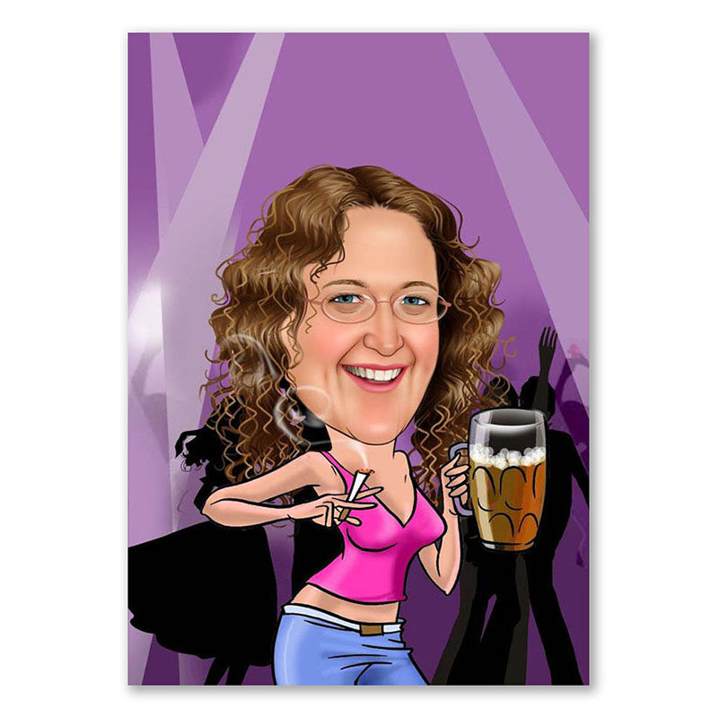 Bild von   erstellung karikatur partymausjpg | fotogeschenkideende 🎀 Geschenke mit eigenem Foto Motiv o Text