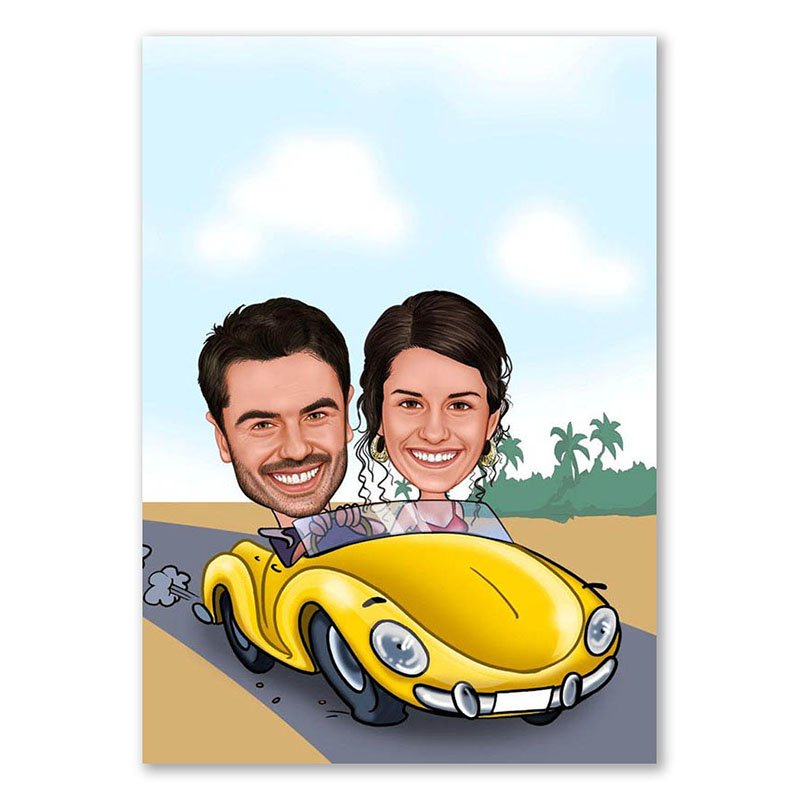 Bild von   erstellung karikatur paar im gjpg | fotogeschenkideende 🎀 Geschenke mit eigenem Foto Motiv o Text