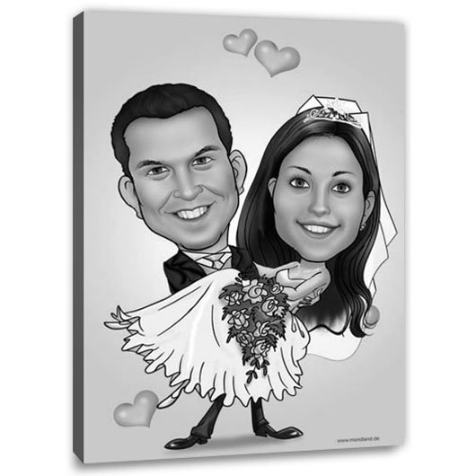 Bild von   erstellung karikatur hochzeitsjpg | fotogeschenkideende 🎀 Geschenke mit eigenem Foto Motiv o Text