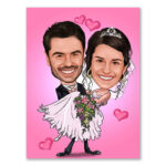 Bild von   erstellung karikatur hochzeitsjpg | fotogeschenkideende 🎀 Geschenke mit eigenem Foto Motiv o Text