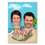 Bild von   erstellung karikatur paar am sjpg | fotogeschenkideende 🎀 Geschenke mit eigenem Foto Motiv o Text