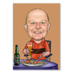 Bild von   erstellung karikatur beim essejpg | fotogeschenkideende 🎀 Geschenke mit eigenem Foto Motiv o Text