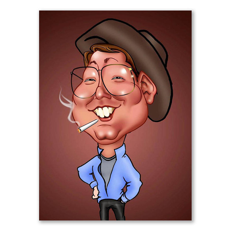 Bild von   erstellung karikatur der wildejpg | fotogeschenkideende 🎀 Geschenke mit eigenem Foto Motiv o Text