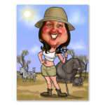 Bild von   erstellung karikatur afrika cjpg | fotogeschenkideende 🎀 Geschenke mit eigenem Foto Motiv o Text