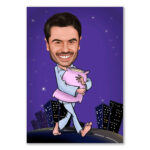 Bild von   erstellung karikatur schlafwanjpg | fotogeschenkideende 🎀 Geschenke mit eigenem Foto Motiv o Text