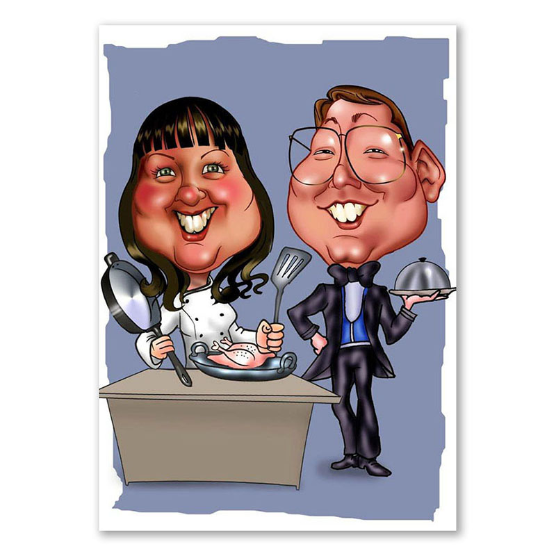 Bild von   erstellung karikatur kchin undjpg | fotogeschenkideende 🎀 Geschenke mit eigenem Foto Motiv o Text