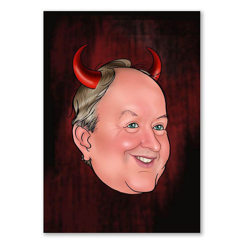 Bild von   erstellung karikatur teufel cjpg | fotogeschenkideende 🎀 Geschenke mit eigenem Foto Motiv o Text