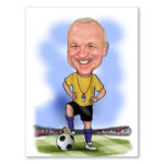 Bild von   erstellung karikatur fussballjpg | fotogeschenkideende 🎀 Geschenke mit eigenem Foto Motiv o Text