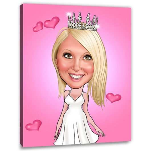 Bild von   erstellung karikatur knigin cjpg | fotogeschenkideende 🎀 Geschenke mit eigenem Foto Motiv o Text