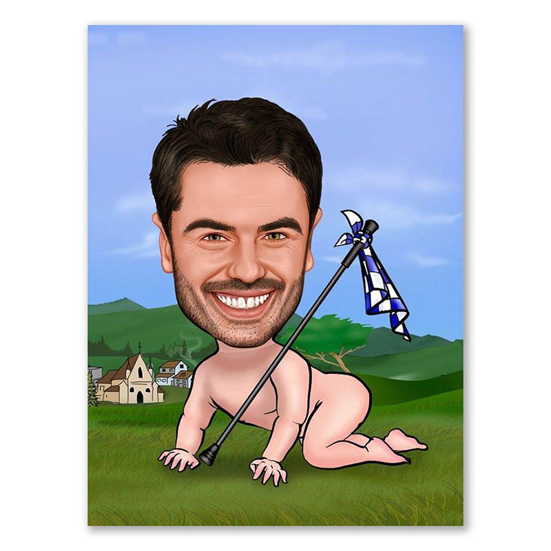 Bild von   erstellung karikatur baby bayejpg | fotogeschenkideende 🎀 Geschenke mit eigenem Foto Motiv o Text