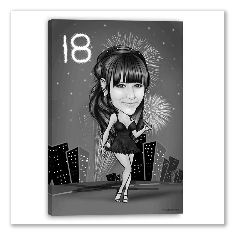 Bild von   erstellung karikatur geburtstajpg | fotogeschenkideende 🎀 Geschenke mit eigenem Foto Motiv o Text