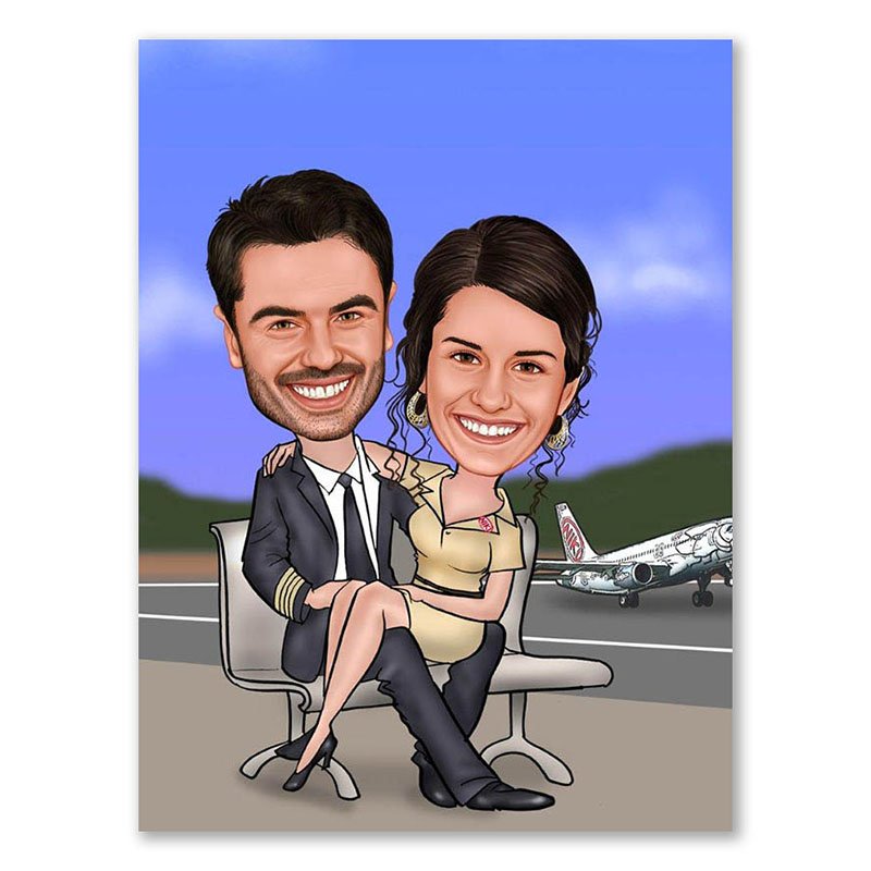 Bild von   erstellung karikatur pilot undjpg | fotogeschenkideende 🎀 Geschenke mit eigenem Foto Motiv o Text