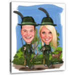 Bild von   erstellung karikatur waidmannsjpg | fotogeschenkideende 🎀 Geschenke mit eigenem Foto Motiv o Text