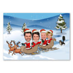 Bild von   erstellung karikatur weihnachtjpg | fotogeschenkideende 🎀 Geschenke mit eigenem Foto Motiv o Text