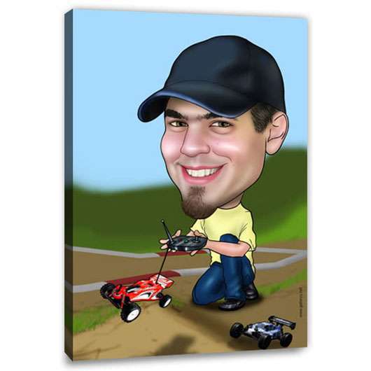 Bild von   erstellung karikatur ferngestejpg | fotogeschenkideende 🎀 Geschenke mit eigenem Foto Motiv o Text