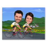 Bild von   erstellung karikatur biken imjpg | fotogeschenkideende 🎀 Geschenke mit eigenem Foto Motiv o Text