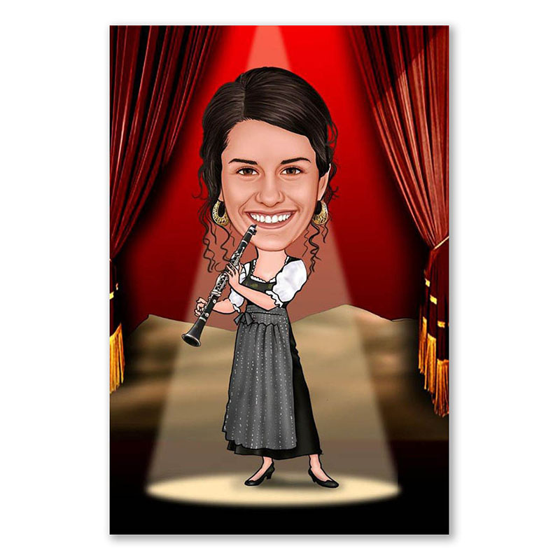 Bild von   erstellung karikatur frau mitjpg | fotogeschenkideende 🎀 Geschenke mit eigenem Foto Motiv o Text