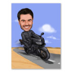 Bild von   erstellung karikatur motorradfjpg | fotogeschenkideende 🎀 Geschenke mit eigenem Foto Motiv o Text