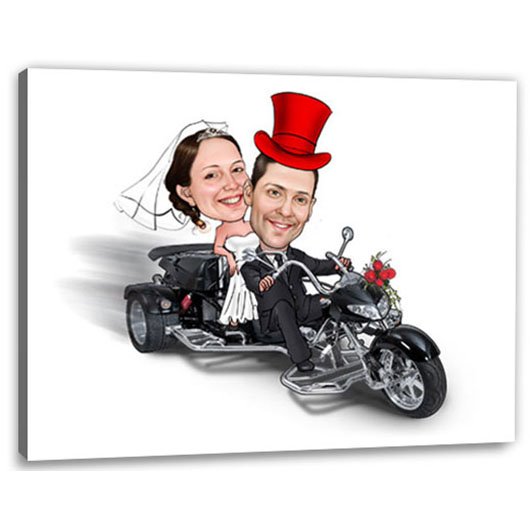 Bild von   erstellung karikatur hochzeitsjpg | fotogeschenkideende 🎀 Geschenke mit eigenem Foto Motiv o Text