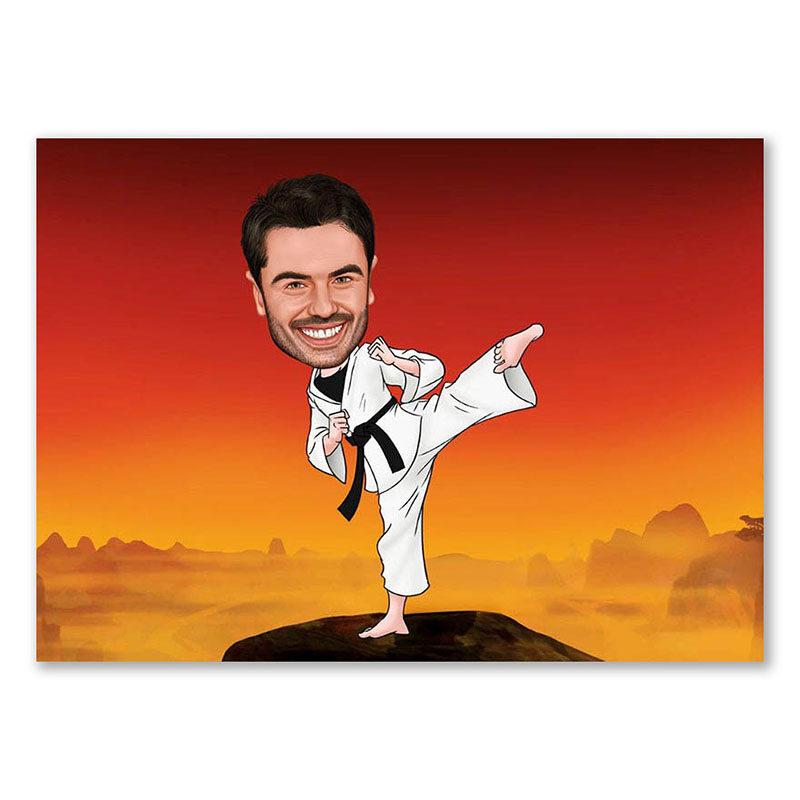 Bild von   erstellung karikatur schwarzgujpg | fotogeschenkideende 🎀 Geschenke mit eigenem Foto Motiv o Text