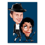 Bild von   erstellung karikatur the dancejpg | fotogeschenkideende 🎀 Geschenke mit eigenem Foto Motiv o Text