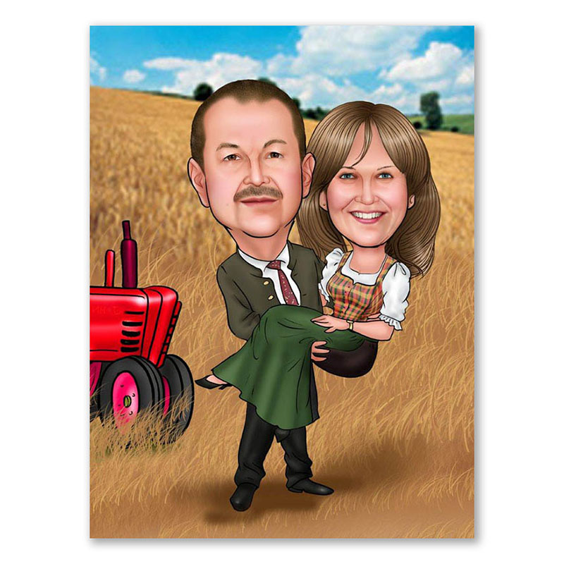 Bild von   erstellung karikatur liebespaajpg | fotogeschenkideende 🎀 Geschenke mit eigenem Foto Motiv o Text