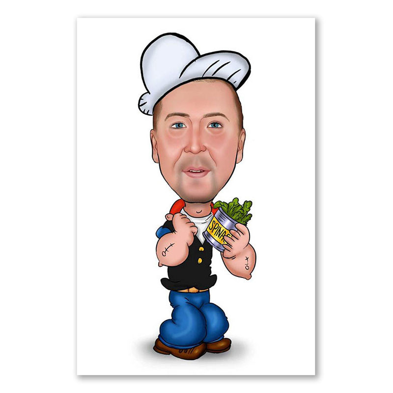 Bild von   erstellung karikatur krftigerjpg | fotogeschenkideende 🎀 Geschenke mit eigenem Foto Motiv o Text