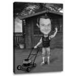 Bild von   erstellung karikatur cooler rajpg | fotogeschenkideende 🎀 Geschenke mit eigenem Foto Motiv o Text