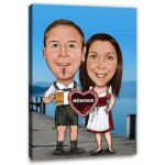 Bild von   erstellung karikatur oktoberfejpg | fotogeschenkideende 🎀 Geschenke mit eigenem Foto Motiv o Text