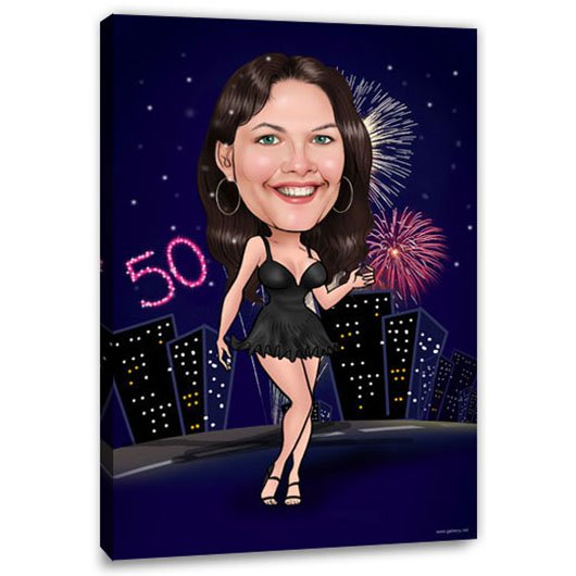 Bild von   erstellung karikatur feuerwerkjpg | fotogeschenkideende 🎀 Geschenke mit eigenem Foto Motiv o Text