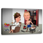 Bild von   erstellung karikatur hausarbeijpg | fotogeschenkideende 🎀 Geschenke mit eigenem Foto Motiv o Text