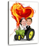 Bild von   erstellung karikatur hochzeitsjpg | fotogeschenkideende 🎀 Geschenke mit eigenem Foto Motiv o Text