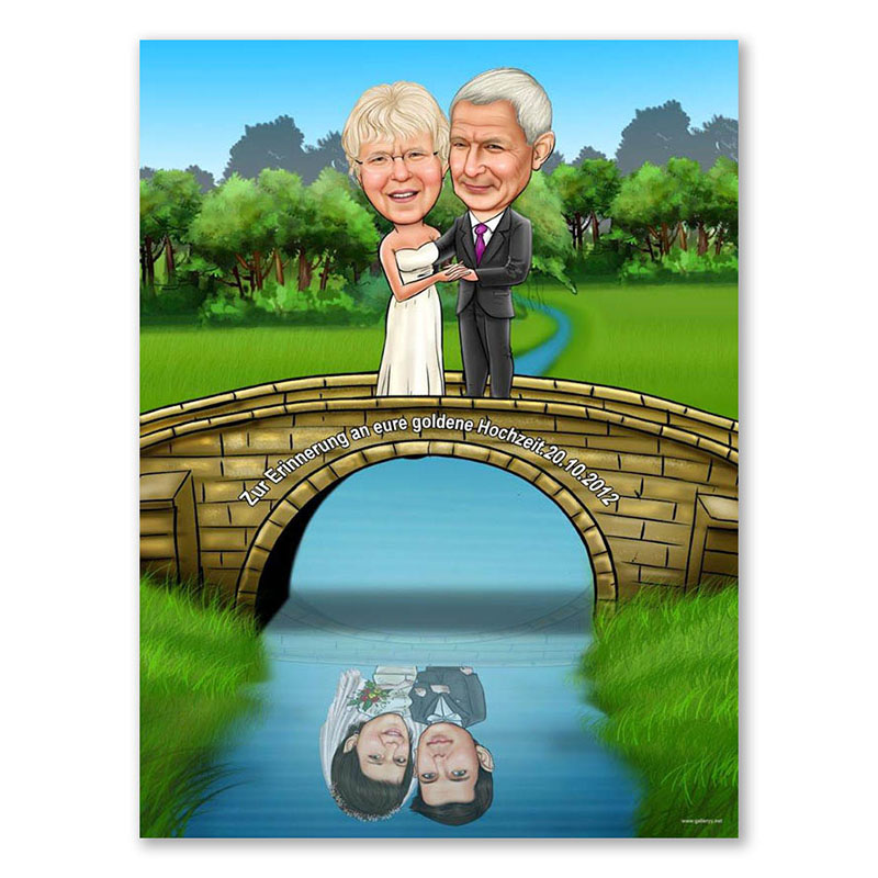 Bild von   erstellung karikatur goldene hjpg | fotogeschenkideende 🎀 Geschenke mit eigenem Foto Motiv o Text