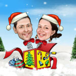 Bild von   erstellung karikatur weihnachtjpg | fotogeschenkideende 🎀 Geschenke mit eigenem Foto Motiv o Text