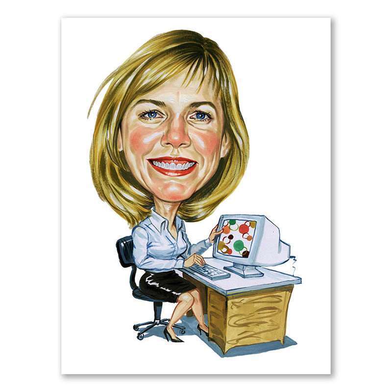 Bild von   erstellung karikatur frau beijpg | fotogeschenkideende 🎀 Geschenke mit eigenem Foto Motiv o Text