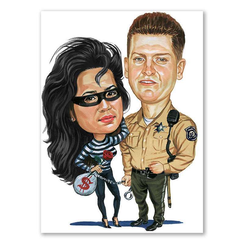 Bild von   erstellung karikatur polizistjpg | fotogeschenkideende 🎀 Geschenke mit eigenem Foto Motiv o Text