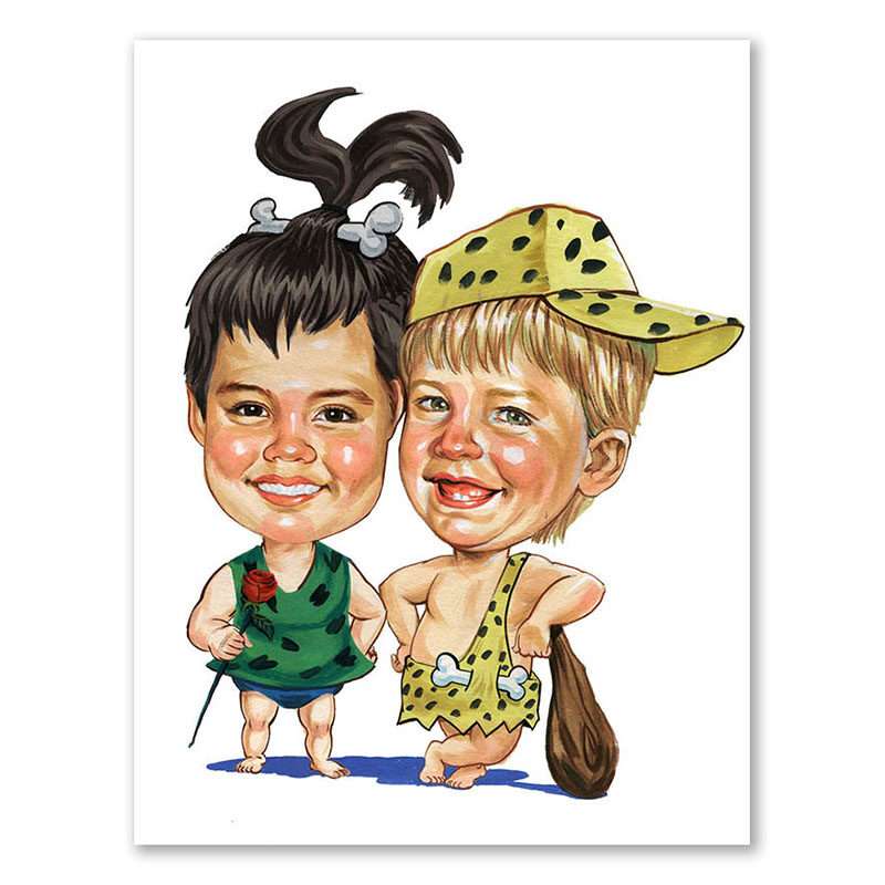 Bild von   erstellung karikatur geschwistjpg | fotogeschenkideende 🎀 Geschenke mit eigenem Foto Motiv o Text