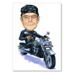 Bild von   erstellung karikatur motorradfjpg | fotogeschenkideende 🎀 Geschenke mit eigenem Foto Motiv o Text