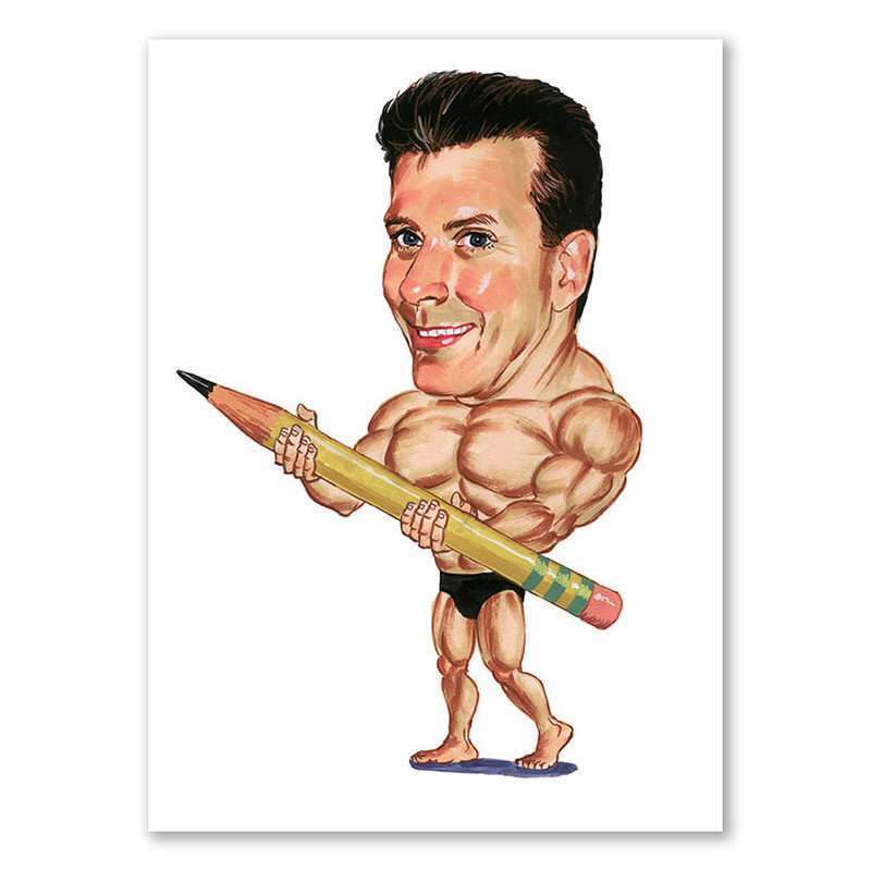 Bild von   erstellung karikatur muskelmanjpg | fotogeschenkideende 🎀 Geschenke mit eigenem Foto Motiv o Text