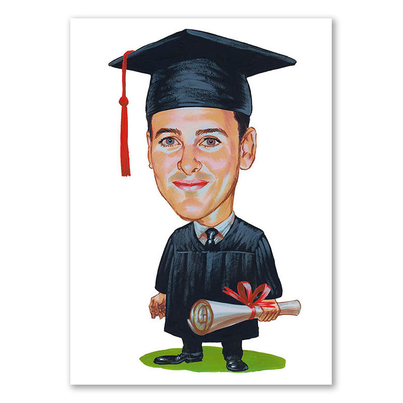 Bild von   erstellung karikatur examen gejpg | fotogeschenkideende 🎀 Geschenke mit eigenem Foto Motiv o Text