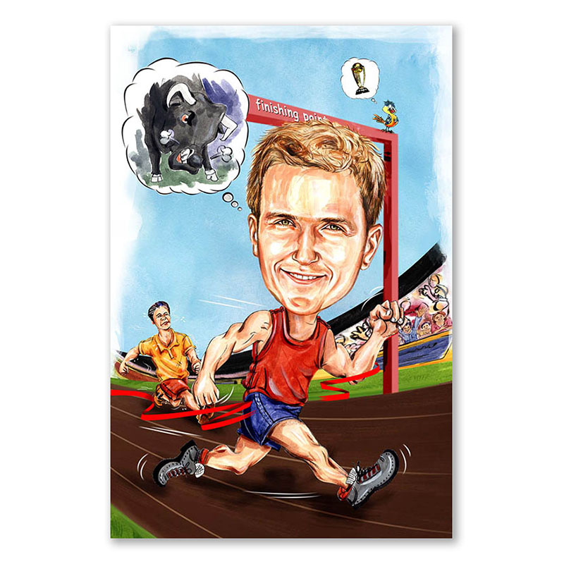 Bild von   erstellung karikatur schwarz gjpg | fotogeschenkideende 🎀 Geschenke mit eigenem Foto Motiv o Text