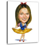 Bild von   erstellung karikatur alice imjpg | fotogeschenkideende 🎀 Geschenke mit eigenem Foto Motiv o Text