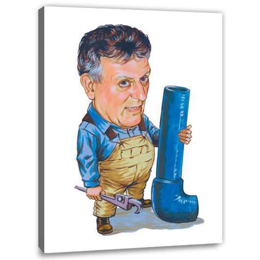 Bild von   erstellung karikatur klemptnerjpg | fotogeschenkideende 🎀 Geschenke mit eigenem Foto Motiv o Text