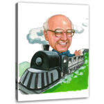 Bild von   erstellung karikatur lokfhrerjpg | fotogeschenkideende 🎀 Geschenke mit eigenem Foto Motiv o Text