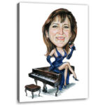 Bild von   erstellung karikatur sngerin mjpg | fotogeschenkideende 🎀 Geschenke mit eigenem Foto Motiv o Text
